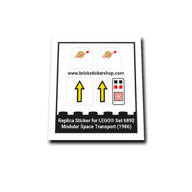 Replacement Sticker for Set 6892 - Modular Space Transport