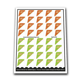 Custom Sticker - Futuron Torso's (Dark Orange and Bright Green)