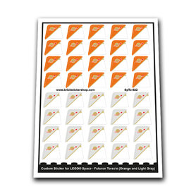 Custom Sticker - Futuron Torso's (Orange and Light Gray)