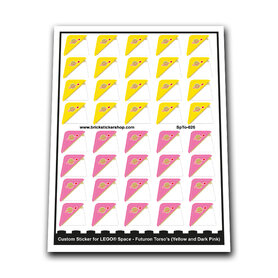 Custom Sticker - Futuron Torso's (Yellow and Dark Pink)