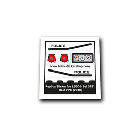 Replacement Sticker for Set 5981 - Raid VPR