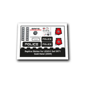 Replacement Sticker for Set 5971 - Gold Heist