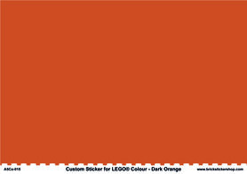 A5 Color Sheet - DARK ORANGE