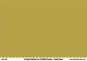 A5 Color Sheet - GOLD CLEAR