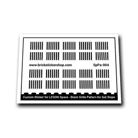 Custom Sticker - Black Grille Pattern for 2x2 Slope