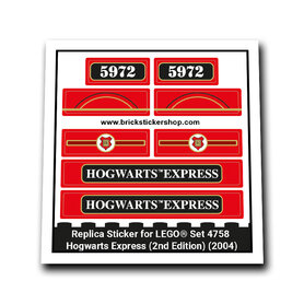 Replacement Sticker for Set 4758 - Hogwarts Express (2nd edition)