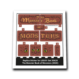 Replacement Sticker for Set 30628 - The Monster Book of Monsters