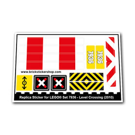 Replacement Sticker for Set 7936 - Level Crossing