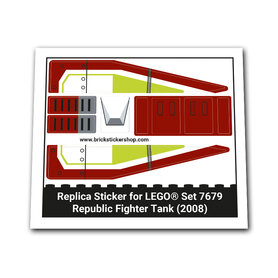 Replacement Sticker for Set 7679 - Republic Space Tank