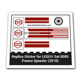 Replacement Sticker for Set 8085 - Freeco Speeder