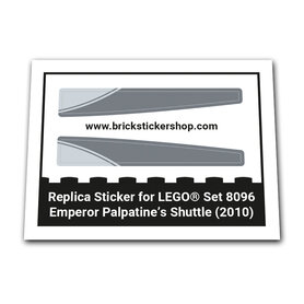 Replacement Sticker for Set 8096 - Emperor Palpatine's Shuttle