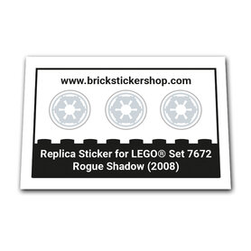 Replacement Sticker for Set 7672 - Rogue Shadow