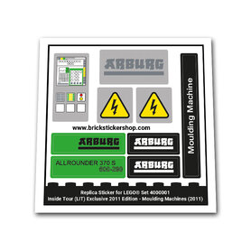 Replacement Sticker for Set 4000001- Moulding Machines