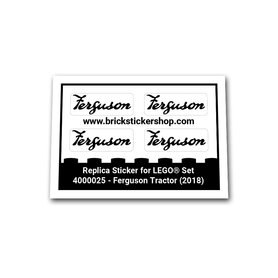 Replacement Sticker for Set 4000025 - Ferguson Tractor