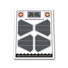 Replacement Sticker for Set 75038 - Jedi Interceptor