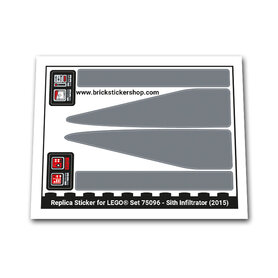 Replacement Sticker for Set 75096 - Sith Infiltrator