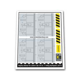Replacement Sticker for Set 75172 - Y-Wing Starfighter