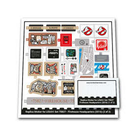 Replacement Sticker for Set 75827 - Firehouse Headquarters