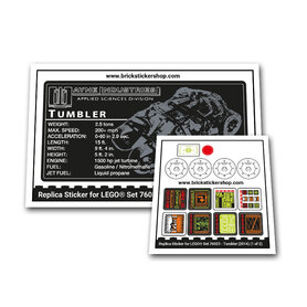 Replacement Sticker for Set 76023 - The Tumbler