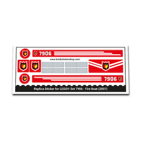 Replacement Sticker for Set 7906 - Fire Boat
