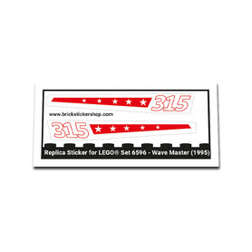 Replacement Sticker for Set 6596 - Wave Master