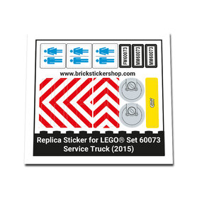 Replacement Sticker for Set 60073 - Service Truck