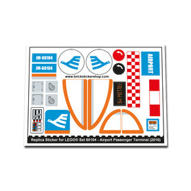 Replacement Sticker for Set 60104 - Airport Passenger Terminal