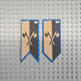 Custom Cloth - Banner with Crossed Axes