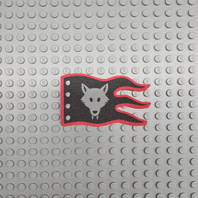 Custom Cloth - Flag 8 x 5 Wave with Wolfpack Emblem