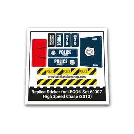 Replacement Sticker for Set 60007 - High Speed Chase