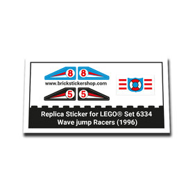 Replacement Sticker for Set 6334 - Wave Jump Racers