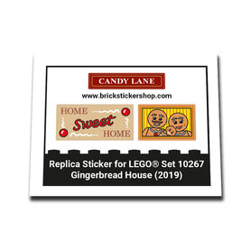 Replacement Sticker for Set 10267 - Gingerbread House