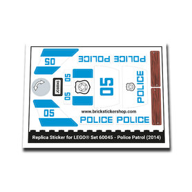 Replacement Sticker for Set 60045 - Police Patrol