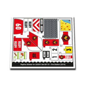 Replacement Sticker for Set 60110 - Fire Station