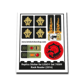 Replacement Sticker for Set 70589 - Rock Raider