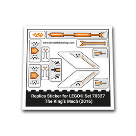 Replacement Sticker for Set 70327 - The King's Mech