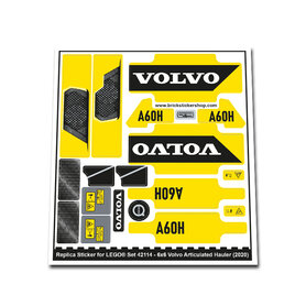 Replacement Sticker for Set 42114 - 6x6 Volvo Articulated Hauler