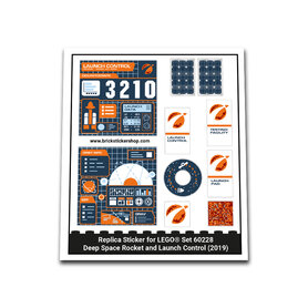 Replacement Sticker for Set 60228 - Deep Space Rocket and Launch Control