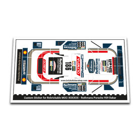Custom Sticker - Rebrickable MOC-168321- Rothmans Porsche 959 Dakar by NV_Carmocs