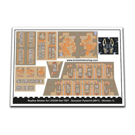 Replacement Sticker for Set 7327 - Scorpion Pyramid (Version 1)