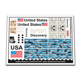 Replacement Sticker for Set 7470 - Space Shuttle Discovery