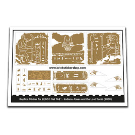 Replacement Sticker for Set 7621 - Indiana Jones and the Lost Tomb
