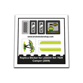 Replacement Sticker for Set 7639 - Camper