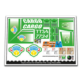 Replacement Sticker for Set 7734 - Cargo Plane