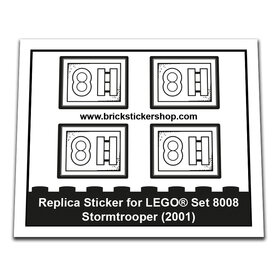 Replacement Sticker for Set 8008 - Stormtrooper