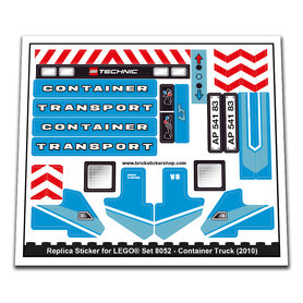 Replacement Sticker for Set 8052 - Container Truck