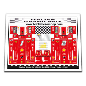 Replacement Sticker for Set 8168 - Ferrari Victory