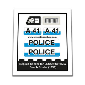 Replacement Sticker for Set 8252 - Beach Buster