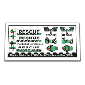 Replacement Sticker for Set 8255 - Rescue Bike