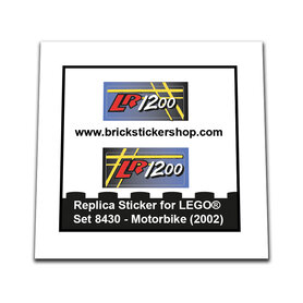Replacement Sticker for Set 8430 - Motorbike